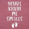 image:imageGraphic Maternity Shirts for Women  Kicking Me Small Funny Pregnancy TopsHeather Pink