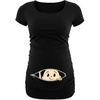 image:imageGraphic Maternity Shirts for Women Short Sleeve Funny Pregnancy Tops TeesBlack  Baby Maternity Tshirt