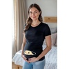 image:imageGraphic Maternity Shirts for Women Short Sleeve Funny Pregnancy Tops TeesBlack  Baby Maternity Tshirt
