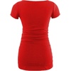 image:imageDecrum Maternity Shirts for Women  Soft Side Ruched Womens Pregnancy TopsRed