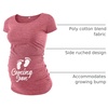 image:imagePack of 03 Maternity Shirts for Women Multipack Graphic Pregancy Tees amp TopSet 46