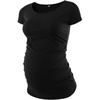 image:imageDecrum Maternity Shirts for Women  Soft Side Ruched Womens Pregnancy TopsBlack