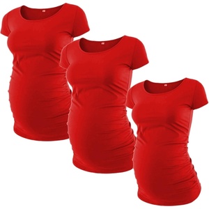 image:imagePack of 03 Maternity Shirts for Women Multipack Graphic Pregancy Tees amp TopSet 18