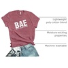 image:imageBest Aunt Ever BAE Shirts  Short Sleeves Crew Neck Graphic Tees For WomenHeather Pink