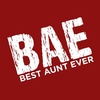 image:imageBest Aunt Ever BAE Shirts  Short Sleeves Crew Neck Graphic Tees For WomenRed
