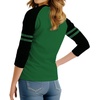image:imageDecrum 34 Sleeve Tops for Women  Striped Sleeve Casual Raglan Baseball Shirt WomenGreen Black