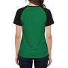 image:imageDecrum Raglan Shirt Women  Short Sleeve Casual Womens Baseball Tee ShirtsGreen  Black