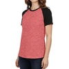 image:imageDecrum Raglan Shirt Women  Short Sleeve Casual Womens Baseball Tee ShirtsPink  Black