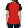 image:imageDecrum Raglan Shirt Women  Short Sleeve Casual Womens Baseball Tee ShirtsRed  Black
