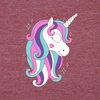 image:imageDecrum Unicorn Shirts for Women  Cute Graphic Unicorn Tees amp TopsHeather Pink  Shy Unicorn
