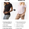 image:imageMaternity Shirts for Women Short Sleeve Funny Graphic Pregnancy Tops TeesBlack