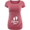 image:imageMaternity Shirts for Women Short Sleeve Funny Graphic Pregnancy Tops TeesHeather Pink