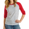 image:imagePack Of 3 Raglan Shirt Women 34 Sleeves Crew Neck Multipack Baseball TeesPack of 3  Set12