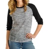 image:imagePack Of 3 Raglan Shirt Women 34 Sleeves Crew Neck Multipack Baseball TeesPack of 3  Set13