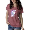 image:imageDecrum Unicorn Shirts for Women  Cute Graphic Unicorn Tees amp TopsHeather Pink  Shy Unicorn