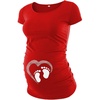 image:imageMaternity Shirts for Women  Graphic Short Sleeve Funny Pregnancy Top TeesRed