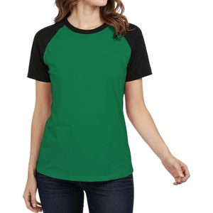 image:imageDecrum Raglan Shirt Women  Short Sleeve Casual Womens Baseball Tee ShirtsGreen  Black