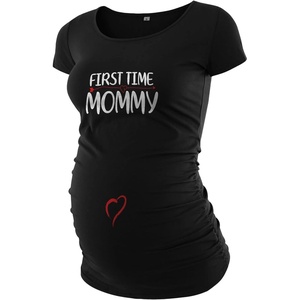 image:imageGraphic Maternity Shirts for Women Short Sleeve Funny Pregnancy Tops TeesBlack