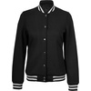 image:imageDecrum Bomber Varsity Jacket Women  High School Letterman Baseball JacketsBlack