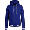 image:imageDecrum Mens Letterman Bomber Hooded Varsity JacketsRoyal Blue