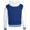 image:imageDecrum Mens Letterman Bomber Hooded Varsity JacketsRoyal Blue White