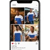 image:imageDecrum Mens Short Sleeve Crew Neck Striped T ShirtsDenim Blue  2 Stripes Short Sleeve