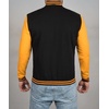 image:imageDecrum Varsity Jacket Men  Casual High School Zipper Baseball Letterman Style Mens Bomber JacketsBlack Yellow