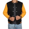 image:imageDecrum Varsity Jacket Men  Letterman Bomber Style Mens Baseball JacketsBlack Yellow