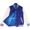 image:imageDecrum Varsity Jacket Men  Letterman Bomber Style Mens Baseball JacketsRoyal Blue White