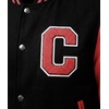 image:imageLetterman Jacket Men  High School Bomber Baseball Mens Varsity JacketsBlack  Red  Chenille Letter C