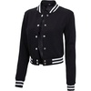 image:imageDecrum Letterman Varsity Jacket Women  Casual Highschool Baseball Style Cropped Bomber Jacket WomenBlack