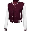 Maroon and White