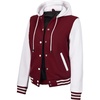 Maroon & White