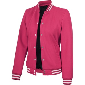 image:imageDecrum Bomber Varsity Jacket Women  High School Letterman Baseball JacketsPink