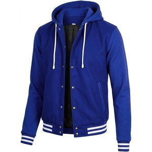 image:imageDecrum Mens Letterman Bomber Hooded Varsity JacketsRoyal Blue
