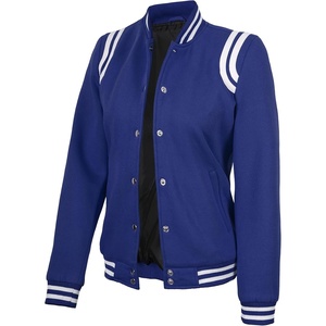 image:imageVarsity Jacket Women Bomber Shoulder Detailing Baseball Letterman JacketsRoyal Blue