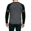 image:imageDecrum Mens Crewneck Raglan Baseball Shirt  Soft Sports Style Casual Long Sleeve Shirts for MenCharcoal Grey  Black