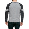 image:imageDecrum Mens Crewneck Raglan Baseball Shirt  Soft Sports Style Casual Long Sleeve Shirts for MenHeather Grey  Charcoal