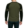 image:imageDecrum Mens Crewneck Raglan Baseball Shirt  Soft Sports Style Casual Long Sleeve Shirts for MenMilitary Green  Black