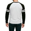 image:imageDecrum Mens Crewneck Raglan Baseball Shirt  Soft Sports Style Casual Long Sleeve Shirts for MenWhite  Black