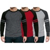 Pack of 3 - Set 59 Mens Striped Raglan Shirt