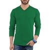 image:imageMultipack VNeck Long Sleeve TShirts  Full Sleeve Pack Of Tees For MenPack of 3  Lgs Set 1 Vneck Shirt Mens