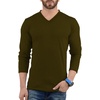 image:imageMultipack VNeck Long Sleeve TShirts  Full Sleeve Pack Of Tees For MenPack of 3  Lgs Set 38 Vneck Shirt Mens