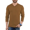 image:imageMultipack VNeck Long Sleeve TShirts  Full Sleeve Pack Of Tees For MenPack of 3  Lgs Set 40 Vneck Shirt Mens