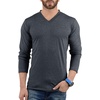 image:imageMultipack VNeck Long Sleeve TShirts  Full Sleeve Pack Of Tees For MenPack of 6  Lgs Set 69 Vneck Shirt Mens