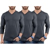 Pack of 3 - Lgs Set 15 V-neck Shirt Mens