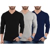 Pack of 3 - Lgs Set 3 V-neck Shirt Mens