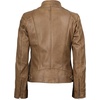 image:imageDecrum Cafe Racer Real Lambskin Motorcycle Style Leather Jacket WomenCamel