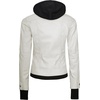 image:imageDecrum Real Lambskin Bomber Jacket Women with Detachable HoodOffwhite