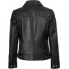 image:imageDecrum Womens Real Lambskin Leather Vintage Style Jacket for WomenBlack
